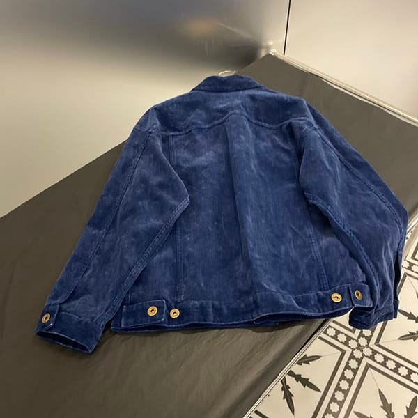 可愛いミュウミュウ 偽物 ウォッシュドベルベット ブルゾンジャケット myf00198